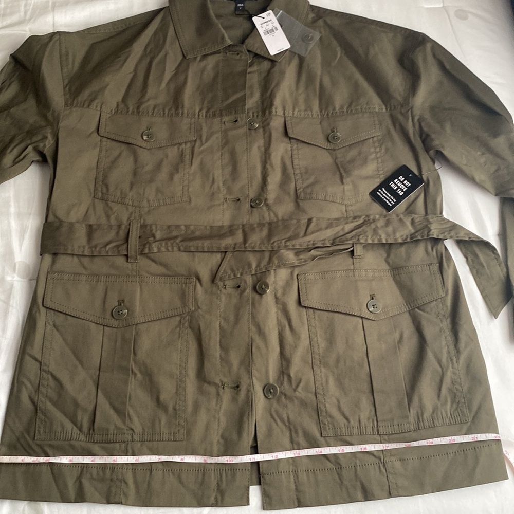 EXPRESS Belted Cargo Jacket Size S -NWT - Picture 7 of 10